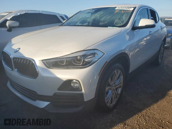 2018 BMW X2 xDrive28i with VIN WBXYJ5C31JEF71056, listed as a Copart auction lot 62033492 with 55,117 mi miles. Bid and sale history available at carsss.com. Image 2.