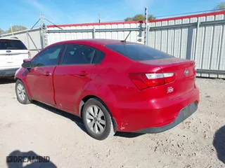 2016 Kia Rio EX with VIN KNADN4A31G6633713, listed as a IAAI auction lot 41822198 with 57,970 mi miles. Bid and sale history available at carsss.com. Image 3.