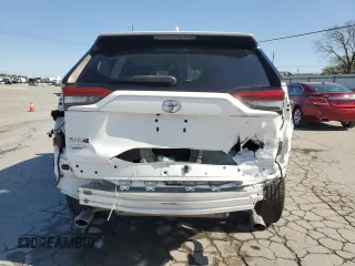 2019 Toyota RAV4 XLE with VIN 2T3W1RFV6KW041231, listed as a Copart auction lot 52395155 with 66,042 mi miles and Salvage Title. Bid and sale history available at carsss.com. Image 6.