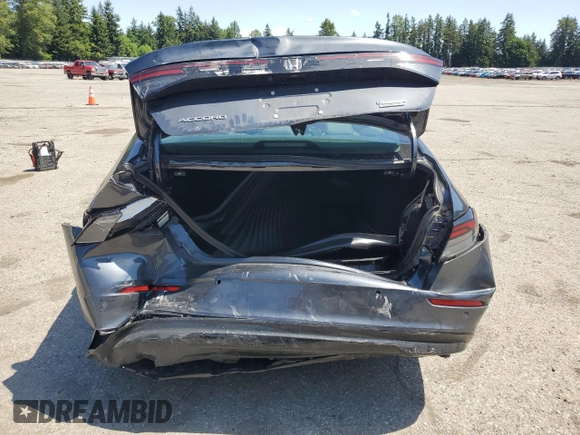 2024 Honda Accord Touring with VIN 1HGCY2F87RA005817, listed as a Copart auction lot 59211165 with 28,355 mi miles and Salvage title. Bid and sale history available at DreamBid. Image 6.