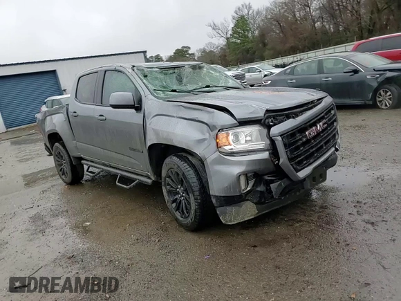 2021 GMC Canyon 2WD Elevation with VIN 1GTG5CEN2M1213215, listed as a Copart auction lot 44528235 with 145,326 mi miles and Salvage Title. Bid and sale history available at carsss.com. Image 13.