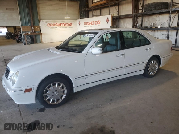 2000 Mercedes-Benz E-Class AWD with VIN WDBJF82J1YX029676, listed as a Copart auction lot 79412174 with 96,324 mi miles and Clean Title. Bid and sale history available at carsss.com. Image 1.
