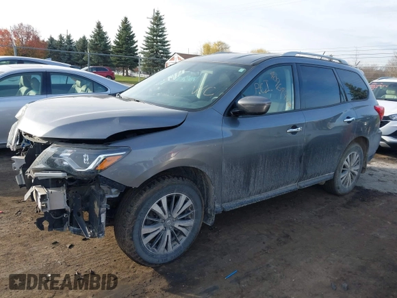 2018 Nissan Pathfinder SL with VIN 5N1DR2MM7JC626401, listed as a IAAI auction lot 40964722 with 89,557 mi miles and . Bid and sale history available at DreamBid. Image 17.