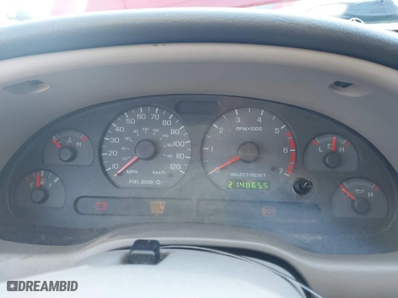 2001 Ford Mustang Standard with VIN 1FAFP40441F122154, listed as a IAAI auction lot 41866131 with 214,865 mi miles. Bid and sale history available at carsss.com. Image 7.
