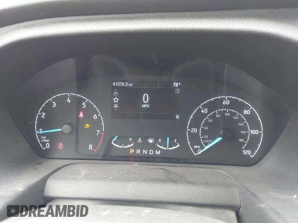 2021 Ford Transit Cargo with VIN 1FTBR1C80MKA31085, listed as a IAAI auction lot 42156172 with 41,076 mi miles and . Bid and sale history available at DreamBid. Image 7.
