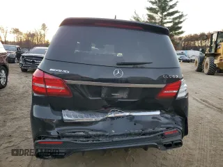 2017 Mercedes-Benz GLS with VIN 4JGDF7FE0HA789862, listed as a Copart auction lot 78860534 with 69,242 mi miles and Salvage Title. Bid and sale history available at carsss.com. Image 6.