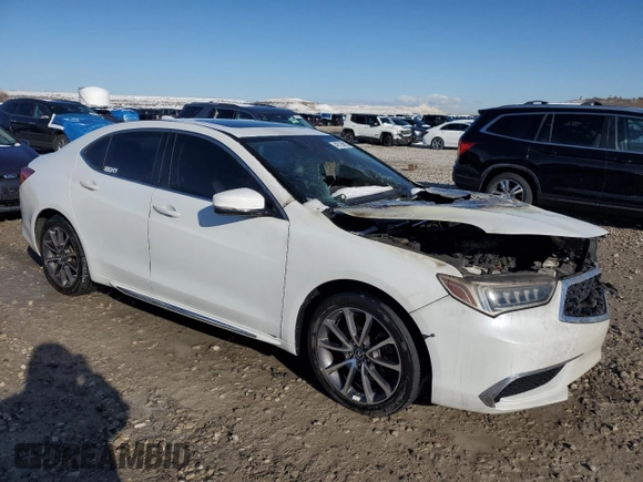 2018 Acura TLX Technology z VIN 19UUB2F56JA010636, wystawiony jako Copart lot #49726815 z przebiegiem Nie podano mil oraz Szkoda całkowita • Salvage title. Historia ofert i sprzedaży dostępna na DreamBid. Obrazek 4.