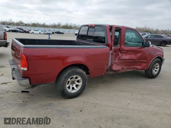 2002 Ford F-150 XL with VIN 1FTRX17W92KA57890, listed as a Copart auction lot 46894115 with 169,725 mi miles and Salvage Title. Bid and sale history available at carsss.com. Image 3.