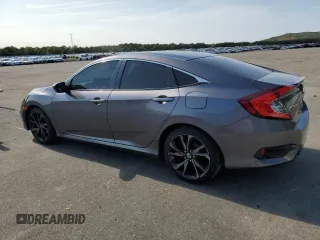 2019 Honda Civic Sport with VIN 19XFC2F83KE051352, listed as a Copart auction lot 59097335 with 97,732 mi miles and Salvage title. Bid and sale history available at DreamBid. Image 2.