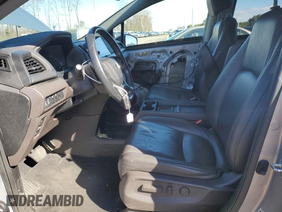 2018 Honda Odyssey EX-L with VIN 5FNRL6H79JB054306, listed as a Copart auction lot 49674955 with 92,157 mi miles and Salvage Title. Bid and sale history available at carsss.com. Image 7.