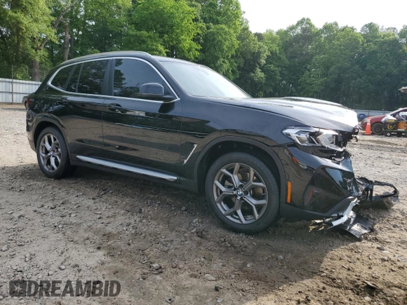 2024 BMW X3 sDrive30i z VIN WBX47DP05RN262593, wystawiony jako Copart lot #54863395 z przebiegiem 17 048 mil mil oraz Szkoda całkowita • Salvage title. Historia ofert i sprzedaży dostępna na DreamBid. Obrazek 4.