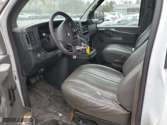 2011 Chevrolet Express Cargo Van with VIN 1GCSGAFXXB1149320, listed as a Copart auction lot 47913234 with 45,776 mi miles and Salvage Title. Bid and sale history available at carsss.com. Image 7.