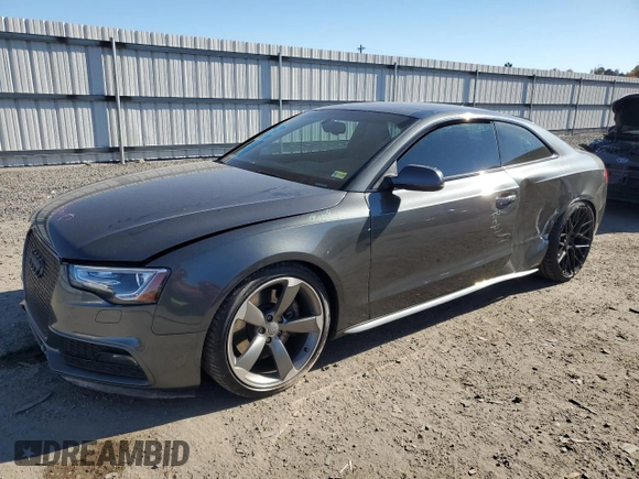 2015 Audi S5 Premium Plus z VIN WAUGGAFRXFA054749, wystawiony jako Copart lot #76754194 z przebiegiem 87 643 mil mil oraz Szkoda całkowita • Salvage title. Historia ofert i sprzedaży dostępna na DreamBid. Obrazek 1.