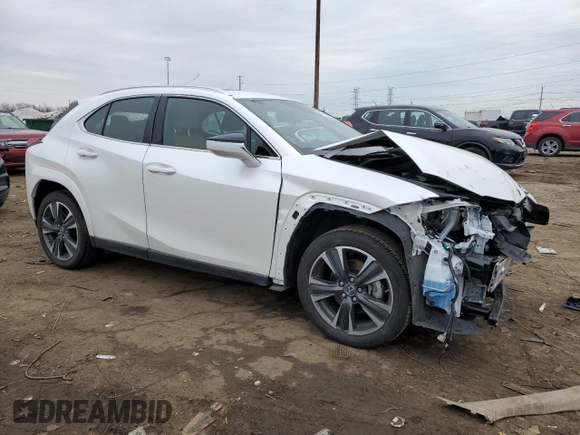 2023 Lexus UX 250h Premium z VIN JTHP6JBH1P2145423, wystawiony jako Copart lot #47424085 z przebiegiem 8 883 mil mil oraz Czysty tytuł • Clean title. Historia ofert i sprzedaży dostępna na DreamBid. Obrazek 4.