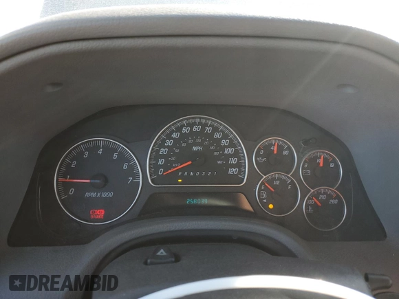 2006 GMC Envoy SLT with VIN 1GKDT13S262141598, listed as a Copart auction lot 45374304 with 258,039 mi miles and Salvage Title. Bid and sale history available at carsss.com. Image 9.
