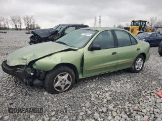 2002 Chevrolet Cavalier with VIN 1G1JC524727177110, listed as a Copart auction lot 80870344 with 109,034 mi miles and Salvage Title. Bid and sale history available at carsss.com. Image 1.
