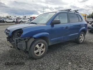 2007 Hyundai Tucson GLS with VIN KM8JM12B77U650438, listed as a Copart auction lot 50941065 with 189,707 mi miles and Salvage Title. Bid and sale history available at carsss.com. Image 1.