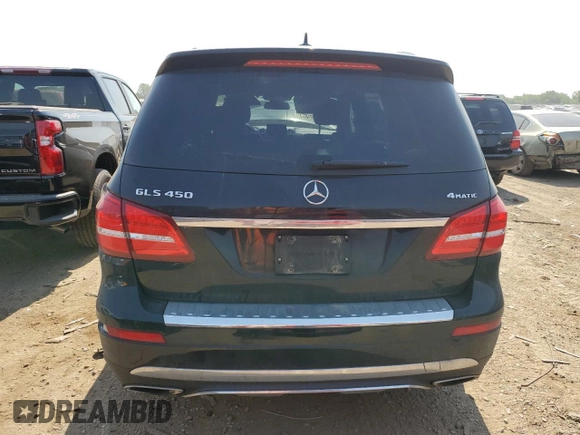 2018 Mercedes-Benz GLS with VIN 4JGDF6EE9JB179437, listed as a Copart auction lot 54319593 with 83,502 mi miles. Bid and sale history available at carsss.com. Image 6.