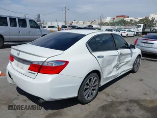 2014 Honda Accord Sedan Sport with VIN 1HGCR2F52EA204769, listed as a IAAI auction lot 41998267 with 53,496 mi miles. Bid and sale history available at carsss.com. Image 4.