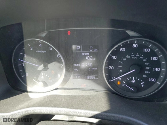 2017 Hyundai Elantra SE with VIN 5NPD84LF8HH158358, listed as a Copart auction lot 47265715 with 118,599 mi miles and Salvage Title. Bid and sale history available at carsss.com. Image 9.