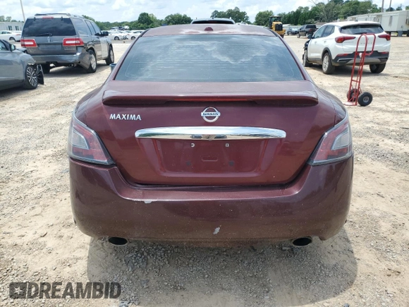 2012 Nissan Maxima S with VIN 1N4AA5AP2CC828778, listed as a Copart auction lot 62322405 with 187,768 mi miles and Clean title. Bid and sale history available at DreamBid. Image 6.