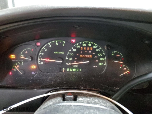 2001 Ford Explorer XLT with VIN 1FMZU73E41ZA32695, listed as a Copart auction lot 44854745 with 77,039 mi miles and Salvage Title. Bid and sale history available at carsss.com. Image 9.