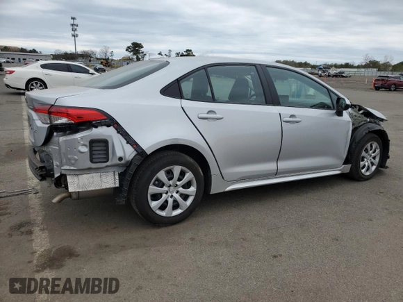 2024 Toyota Corolla LE with VIN 5YFB4MDE2RP130469, listed as a Copart auction lot 53644365 with 16,320 mi miles and Salvage Title. Bid and sale history available at carsss.com. Image 3.