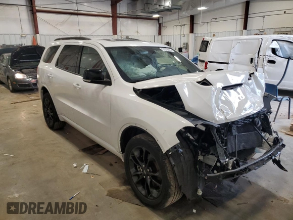 2021 Dodge Durango GT Plus with VIN 1C4RDJDG0MC572246, listed as a Copart auction lot 51979865 with 41,836 mi miles and Salvage title. Bid and sale history available at DreamBid. Image 4.