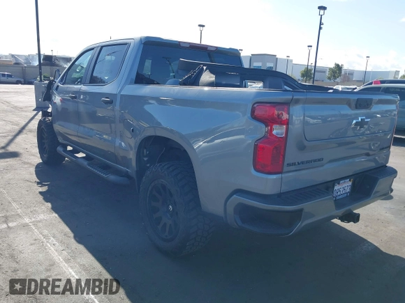 2024 Chevrolet Silverado 1500 Custom with VIN 3GCPABEKXRG301790, listed as a IAAI auction lot 41905893 with 6,800 mi miles and . Bid and sale history available at DreamBid. Image 3.