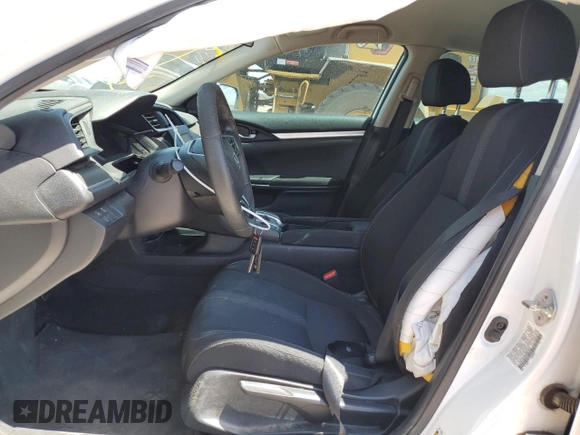 2019 Honda Civic Sedan LX with VIN 19XFC2F60KE027623, listed as a Copart auction lot 53839175 with 104,820 mi miles and Salvage Title. Bid and sale history available at carsss.com. Image 7.