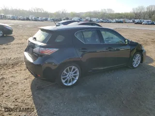 2013 Lexus CT 200h Hybrid with VIN JTHKD5BH8D2166868, listed as a Copart auction lot 51762705 with 116,716 mi miles and Salvage Title. Bid and sale history available at carsss.com. Image 3.