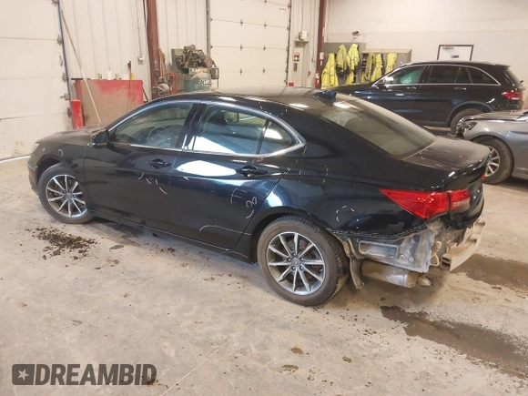 2020 Acura TLX with VIN 19UUB1F34LA014311, listed as a IAAI auction lot 41868739 with 159,592 mi miles. Bid and sale history available at carsss.com. Image 3.