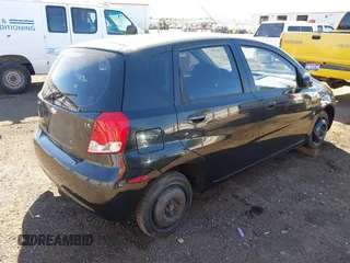2008 Chevrolet Aveo LS with VIN KL1TD66668B114060, listed as a IAAI auction lot 42196550 with 89,456 mi miles and . Bid and sale history available at DreamBid. Image 4.