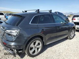 2021 Audi Q5 Premium Plus with VIN WA1BAAFY7M2118933, listed as a Copart auction lot 57853415 with 58,112 mi miles and Salvage title. Bid and sale history available at DreamBid. Image 3.