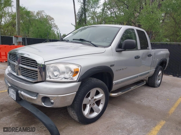 2007 Dodge Ram 1500 SLT with VIN 1D7HU18257S248025, listed as a IAAI auction lot 42076731 with 134,958 mi miles. Bid and sale history available at carsss.com. Image 17.