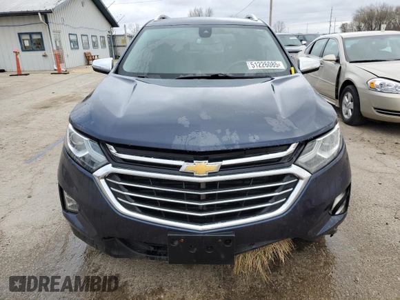 2018 Chevrolet Equinox Premier with VIN 3GNAXNEX8JS511783, listed as a Copart auction lot 51226085 with 167,938 mi miles and Salvage Title. Bid and sale history available at carsss.com. Image 5.