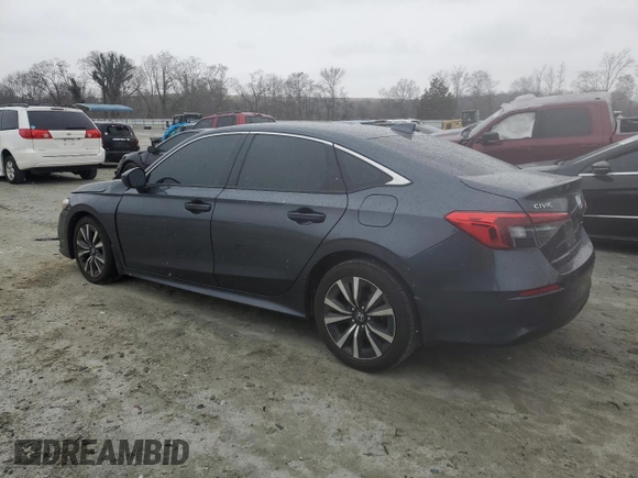 2023 Honda Civic EX z VIN 2HGFE1F70PH306337, wystawiony jako Copart lot #46122695 z przebiegiem 48 200 mil mil oraz Szkoda całkowita • Salvage title. Historia ofert i sprzedaży dostępna na DreamBid. Obrazek 2.