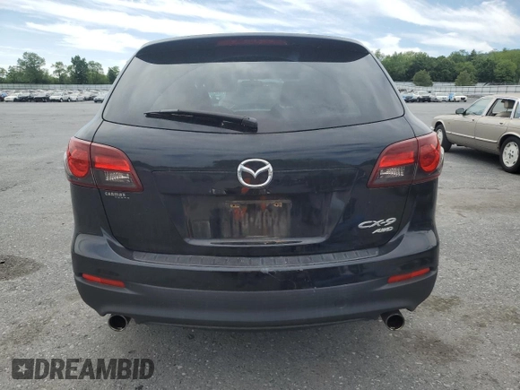 2014 Mazda CX-9 Sport with VIN JM3TB3BVXE0429498, listed as a Copart auction lot 57468195 with 123,787 mi miles and Salvage title. Bid and sale history available at DreamBid. Image 6.