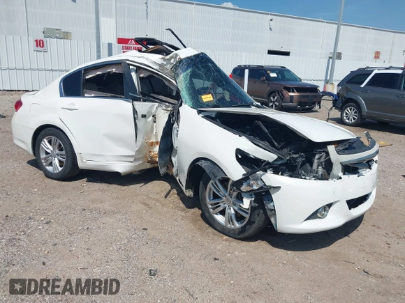 2013 Infiniti G37 Journey with VIN JN1CV6AP7DM722113, listed as a IAAI auction lot 41881379 with 120,075 mi miles and . Bid and sale history available at DreamBid. Image 1.