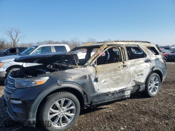 2020 Ford Explorer Limited with VIN 1FMSK8FH8LGA06215, listed as a Copart auction lot 42633995 with 0 mi miles and Non Repairable. Bid and sale history available at carsss.com. Image 1.