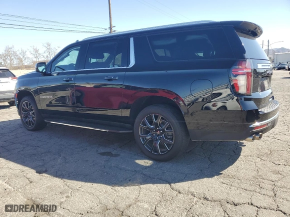 2024 Chevrolet Suburban Premier with VIN 1GNSKFKD2RR185531, listed as a Copart auction lot 46346435 with 20,103 mi miles and Salvage Title. Bid and sale history available at carsss.com. Image 2.