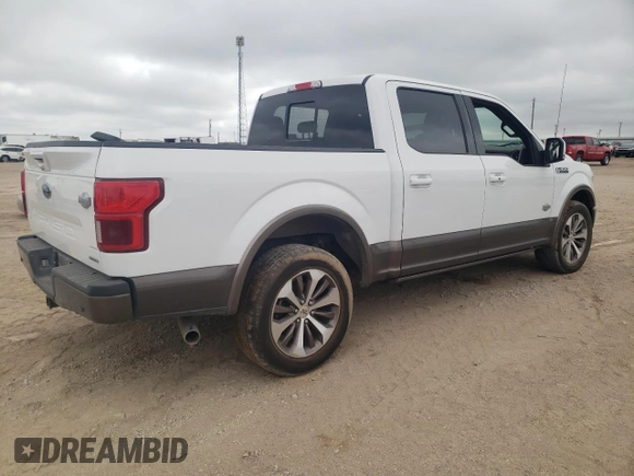 2020 Ford F-150 XL with VIN 1FTEW1C43LFA97835, listed as a Copart auction lot 53650164 with 83,966 mi miles and Salvage Title. Bid and sale history available at carsss.com. Image 3.