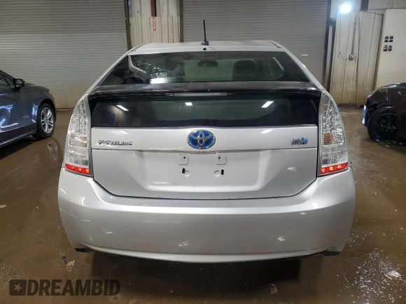 2010 Toyota Prius II with VIN JTDKN3DU6A0207518, listed as a Copart auction lot 50096585 with Not Provided miles and Salvage Title. Bid and sale history available at carsss.com. Image 6.