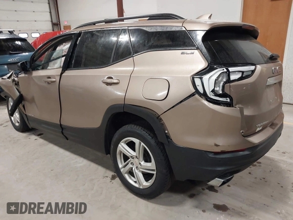 2018 GMC Terrain SLE with VIN 3GKALTEX2JL143950, listed as a IAAI auction lot 41482370 with 1 mi miles. Bid and sale history available at carsss.com. Image 3.