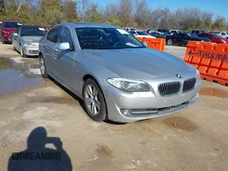 2012 BMW 5 Series 528i with VIN WBAXG5C56CC594284, listed as a IAAI auction lot 41180871 with 99,908 mi miles. Bid and sale history available at carsss.com. Image 1.