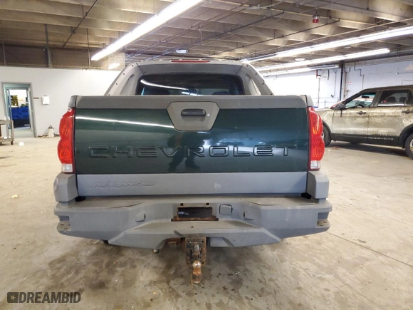 2002 Chevrolet Avalanche with VIN 3GNEK13T42G358557, listed as a Copart auction lot 78950744 with 0 mi miles and Clean Title. Bid and sale history available at carsss.com. Image 6.