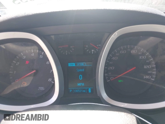2015 Chevrolet Equinox LT with VIN 1GNALBEK4FZ125533, listed as a IAAI auction lot 42522055 with 136,521 mi miles and . Bid and sale history available at DreamBid. Image 7.