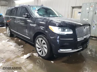 2022 Lincoln Navigator L Standard with VIN 5LMJJ3NT2NEL08277, listed as a Copart auction lot 37306614 with 47,572 mi miles. Bid and sale history available at carsss.com. Image 4.
