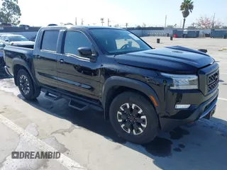 2024 Nissan Frontier SL with VIN 1N6ED1EJ4RN650125, listed as a IAAI auction lot 42193443 with 14,282 mi miles and . Bid and sale history available at DreamBid. Image 1.