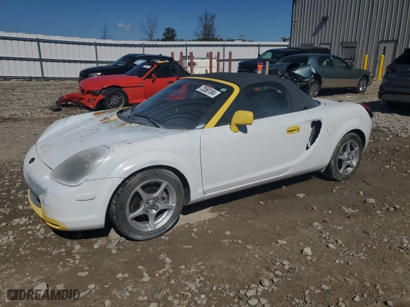 2002 Toyota MR2 Spyder with VIN JTDFR320520050071, listed as a Copart auction lot 72550184 with NaN miles and Clean Title. Bid and sale history available at carsss.com. Image 1.